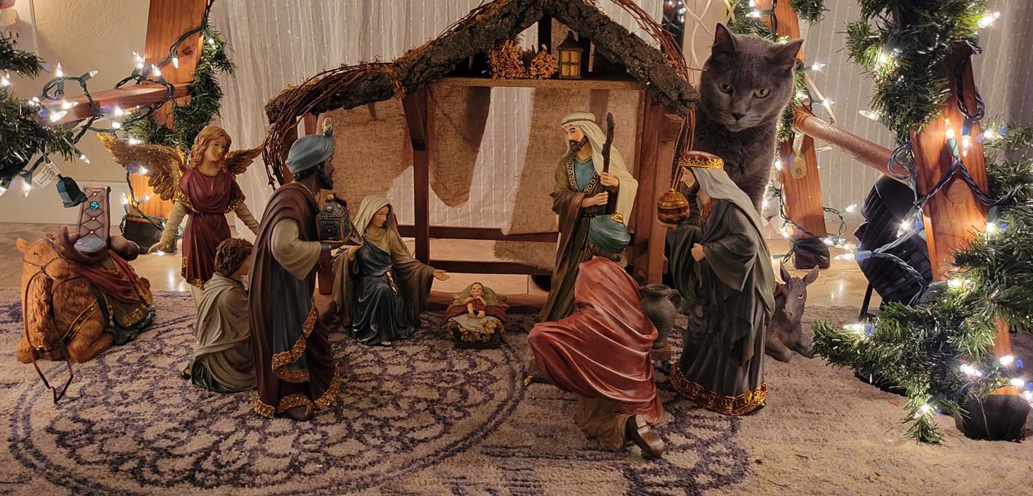 Oliver Part of Nativity Scene